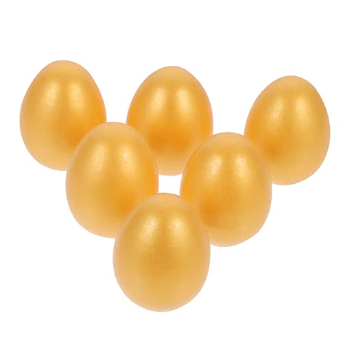 WHAMVOX 6 Stück Teiliges Goldene Ostereier aus Holz Bruchsicher DIY Bastelset für Osterdekoration Bemalbare Eier für Vielseitig für Osterparty und Kreative Gestaltung WHAMVOX 6 Stück Teiliges Goldene Ostereier aus Holz Bruchsicher DIY Bastelset für Osterdekoration Bemalbare Eier für Vielseitig für Osterparty und Kreative Gestaltung von WHAMVOX