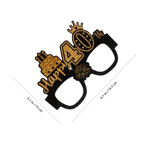 WHAMVOX 8 Stück Teiliges Geburtstag Partybrillen aus stabilem Papier leichte Fotokabinen-Deko lustige Eyeglasses für Erwachsene vielseitige Geburtstagsfeier Accessoires zur WHAMVOX 8 Stück Teiliges Geburtstag Partybrillen aus stabilem Papier leichte Fotokabinen-Deko lustige Eyeglasses für Erwachsene vielseitige Geburtstagsfeier Accessoires zur von WHAMVOX