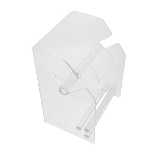 WHAMVOX Acryl-klebebandständer-Organizer 3-Disk-aufkleberspender Etikettenrollenspenderhalter Platzsparend Für von WHAMVOX
