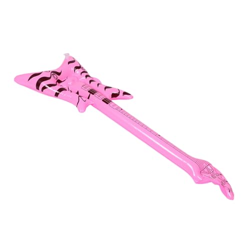WHAMVOX Aufblasbares Rock Star Instrument Gitarre Bass Party Deko Motto Karneval Geburtstag Fotorequisite Leicht Tragbar und Schnell Aufzublasen von WHAMVOX