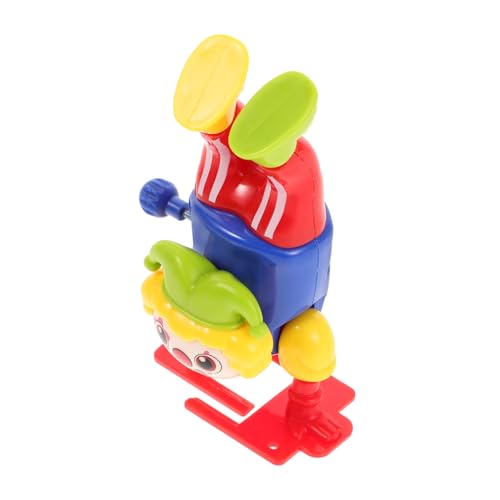 WHAMVOX Aufziehbarer Halloween Clown mit Drehfunktion Springender und Tanzender Clown für Buntes Mechanisches Party mitgebsel Fördert Feinmotorik und Fantasievolles von WHAMVOX