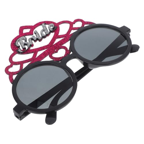 WHAMVOX Braut Sonnenbrillen Leicht Bequem Hochzeitsfoto Requisiten Bachelorette Party Accessoires Festliche Brillen für Junggesellinnenabschied Bühnenauftritte von WHAMVOX