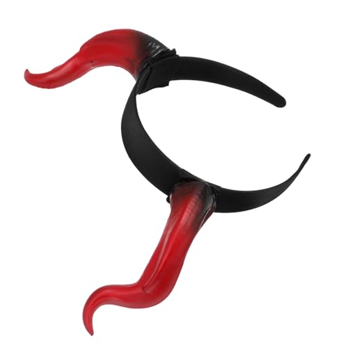 WHAMVOX Dämonen-haarreif Teufelshörner Kopfband Leicht PP Material Karneval Halloween Party Bühnenauftritt Kostüm Zubehör Unisex von WHAMVOX