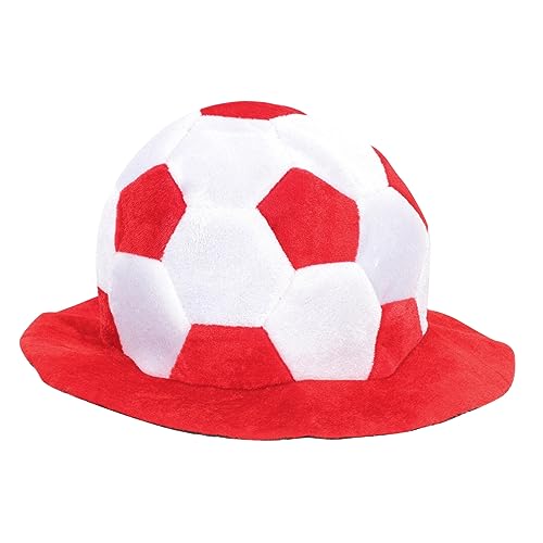 WHAMVOX Dekorativer Fußballhut Rot Weiß Robustes Material Modisches Fußball Accessoire für Fans Geeignet für Spiele Festivals Geburtstage Bequemer Sitz Langlebig und Stilvoll WHAMVOX Dekorativer Fußballhut Rot Weiß Robustes Material Modisches Fußball Accessoire für Fans Geeignet für Spiele Festivals Geburtstage Bequemer Sitz Langlebig und Stilvoll von WHAMVOX