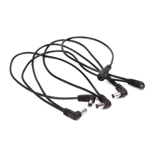 WHAMVOX Fach Abgewinkeltes Daisy Chain Pedalkabel für Gitarren und Bass Effektpedale Langlebiges Power Splitter Kabel Verhindert Signalverlust Geeignet für Pedale von WHAMVOX