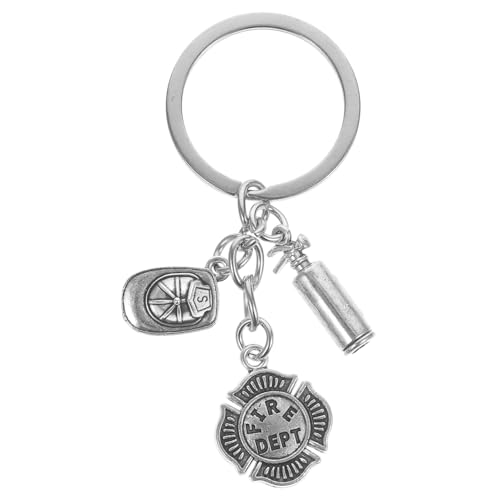 WHAMVOX Feuerwehrmann Schmuck Rucksack Anhänger Dekoration Des Deckels Medaillon Ornament Feuerlöscher Schlüsselanhänger Feuerwehrauto Schlüsselanhänger Dekoration WHAMVOX Feuerwehrmann Schmuck Rucksack Anhänger Dekoration Des Deckels Medaillon Ornament Feuerlöscher Schlüsselanhänger Feuerwehrauto Schlüsselanhänger Dekoration von WHAMVOX