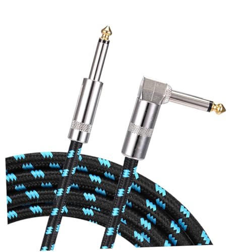WHAMVOX Gitarren Audio Kabel Hochwertiges Kabel für Gitarren Keyboard und Bass Professionelle Signalübertragung Geräuschunterdrückung Einfach zu Lagern für Musiker von WHAMVOX