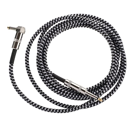 WHAMVOX Gitarrenkabel Audio Kabel Geflochtene Ummantelung mit Winkel und Geradem Stecker Langlebiges Klinkenkabel für Bühne Ktv Heim und Smart Home Audioanschluss WHAMVOX Gitarrenkabel Audio Kabel Geflochtene Ummantelung mit Winkel und Geradem Stecker Langlebiges Klinkenkabel für Bühne Ktv Heim und Smart Home Audioanschluss von WHAMVOX