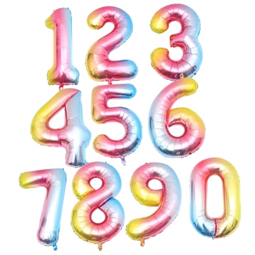 WHAMVOX Luftballons Für Den Kindergeburtstag Große Folienballons Zahlen 0 9 Geburtstagsluftballons Zur Dekoration Für Kinderpartys Jubiläen Und Besondere Anlässe Ideal Für Kreative Feiern WHAMVOX Luftballons Für Den Kindergeburtstag Große Folienballons Zahlen 0 9 Geburtstagsluftballons Zur Dekoration Für Kinderpartys Jubiläen Und Besondere Anlässe Ideal Für Kreative Feiern von WHAMVOX