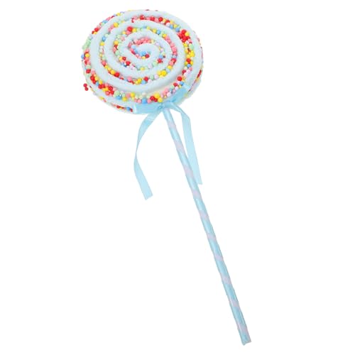 WHAMVOX Großer Fake Lollipop Deko Prop Mittelgroßer Blauer Lutscher Simulation Candy Requisite Party Fotografie Dekoration Cosplay Accessoire WHAMVOX Großer Fake Lollipop Deko Prop Mittelgroßer Blauer Lutscher Simulation Candy Requisite Party Fotografie Dekoration Cosplay Accessoire von WHAMVOX