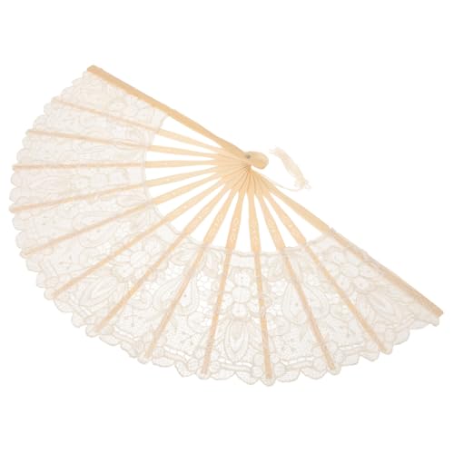 WHAMVOX Handfächer Spitzenfächer Faltbarer Handventilator aus Besticktem Vintage Stil für Tanz Fotografie Party Requisit Elegant und Tragbar WHAMVOX Handfächer Spitzenfächer Faltbarer Handventilator aus Besticktem Vintage Stil für Tanz Fotografie Party Requisit Elegant und Tragbar von WHAMVOX