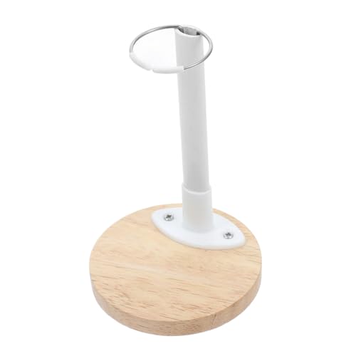 WHAMVOX Holz Puppenständer mit Rundbasis Höhenverstellbar Stabiler Puppenhalter für Puppenpräsentation und Aufbewahrung Geeignet für Kinderzimmer und Dekoration von WHAMVOX