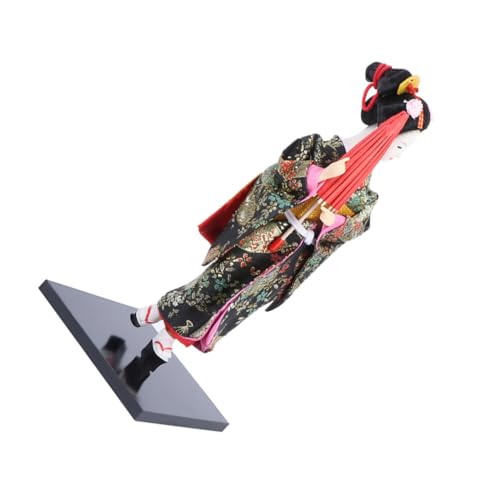 WHAMVOX Japanische Geisha Puppe Kimono Figur Dekorative Tischdekoration für Restaurant Wohnzimmer Japanischer Stil Kunsthandwerk von WHAMVOX