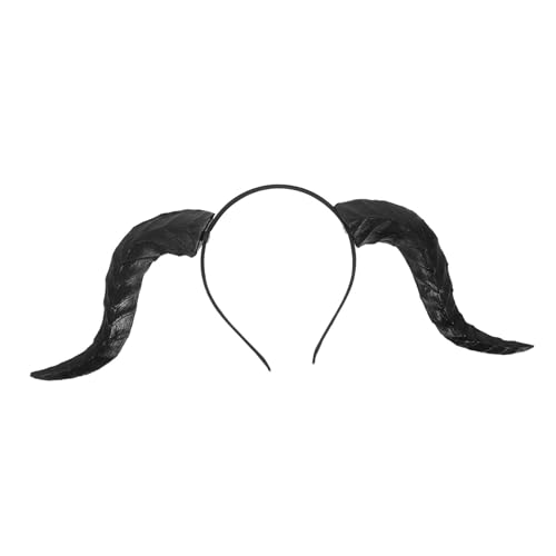 WHAMVOX Leichtes Stirnband mit Abnehmbaren Teufelshörnern Elastisch und Haarschonend Verstellbar für Damen und Herren Halloween Karneval-accessoire für Kostüm Partydekoration von WHAMVOX
