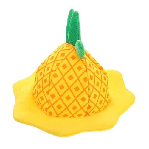 WHAMVOX Lustiger Ananas-hut für Erwachsene Elastisch Stabiler Partyhut Geburtstagskostüm Fotorequisit für Tanz und Festival von WHAMVOX