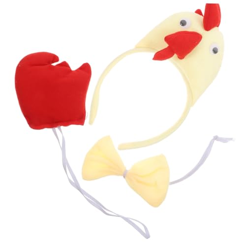 WHAMVOX Lustiges Hühner-kostüm Set mit Tier-stirnband Verspieltem und Federn Schnelles Halloween Cosplay für Erwachsene Gelb für Party Fasching und Foto-spaß WHAMVOX Lustiges Hühner-kostüm Set mit Tier-stirnband Verspieltem und Federn Schnelles Halloween Cosplay für Erwachsene Gelb für Party Fasching und Foto-spaß von WHAMVOX