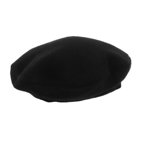 WHAMVOX Mini Woll barett Mütze für Puppen Weiches Baumwoll wollmaterial Vielseitiger Puppenhut für Geburtstagsfeiern und Partys Langlebiges Puppenzubehör von WHAMVOX