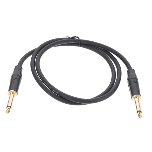 WHAMVOX Mono Gitarrenkabel Schwarz Professionelles Audio Verbindungskabel Gitarre Lautsprecher Audiomixer Langlebig Rauscharm und Hohe Signalqualität WHAMVOX Mono Gitarrenkabel Schwarz Professionelles Audio Verbindungskabel Gitarre Lautsprecher Audiomixer Langlebig Rauscharm und Hohe Signalqualität von WHAMVOX