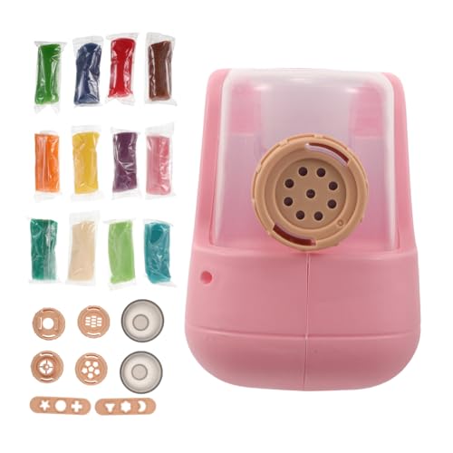 WHAMVOX Nudelmaschine Spielset aus Weichem Ungiftigem Material DIY Modelliermasse für Fantasievolles Kochen Motorische für Jungen und Mädchen Eltern-Junge Mädchen von WHAMVOX