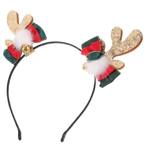 WHAMVOX Weihnachts-stirnband Geweih Haarband Glitzer Festival-kopfschmuck Für Frauen Partyhut 10 WHAMVOX Weihnachts-stirnband Geweih Haarband Glitzer Festival-kopfschmuck Für Frauen Partyhut 10 von WHAMVOX