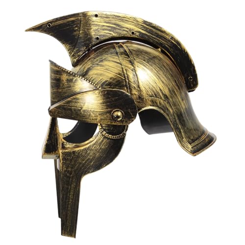 WHAMVOX römischer Kriegerhut Rüstung Gottes Kostüm mittelalter rüstung theaterschminke gebrauchte Kleidung Wikingerhelm Kostüm römischer Soldat Jahrgang Requisiten antikes Rom von WHAMVOX
