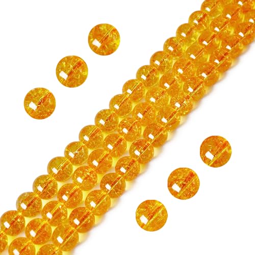 100 Stück 8 mm Citrin-Perlen natürliche Edelsteinperlen runde lose Perlen für die Schmuckherstellung 100 Stück 8 mm Citrin-Perlen natürliche Edelsteinperlen runde lose Perlen für die Schmuckherstellung von WHEAZIENS