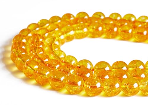 150 Stück 6 mm Citrin-Perlen, natürliche Edelsteinperlen, rund, lose Perlen für Schmuckherstellung 150 Stück 6 mm Citrin-Perlen, natürliche Edelsteinperlen, rund, lose Perlen für Schmuckherstellung von WHEAZIENS