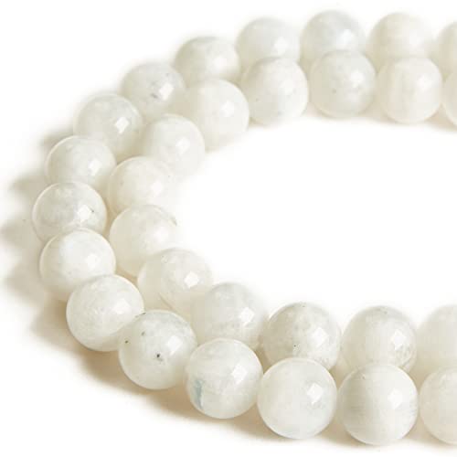45 Stück 8 mm Mondstein-Perlen, natürliche Edelsteinperlen, runde lose Perlen für Schmuckherstellung 45 Stück 8 mm Mondstein-Perlen, natürliche Edelsteinperlen, runde lose Perlen für Schmuckherstellung von WHEAZIENS