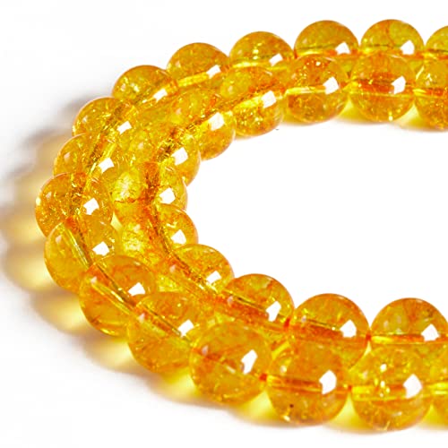 60 Stück 6 mm Citrin-Perlen, natürliche Edelsteinperlen, runde lose Perlen für Schmuckherstellung 60 Stück 6 mm Citrin-Perlen, natürliche Edelsteinperlen, runde lose Perlen für Schmuckherstellung von WHEAZIENS