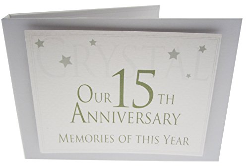 WHITE COTTON CARDS Range, Crystal On Our 15th Anniversary Memories of This Year, Tiny Value Album, Code TVAW15, weiß WHITE COTTON CARDS Range, Crystal On Our 15th Anniversary Memories of This Year, Tiny Value Album, Code TVAW15, weiß von WHITE COTTON CARDS