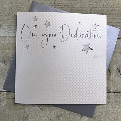 WHITE COTTON CARDS "auf Ihr Engagement Sterne handgefertigt Karte von WHITE COTTON CARDS