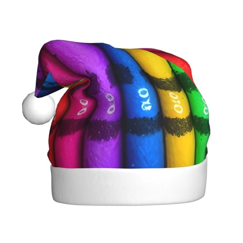 WHJSHOP Weihnachtsmütze für Erwachsene für Feiertage, Partys und Kostümveranstaltungen, farbige Buntstifte WHJSHOP Weihnachtsmütze für Erwachsene für Feiertage, Partys und Kostümveranstaltungen, farbige Buntstifte von WHJSHOP