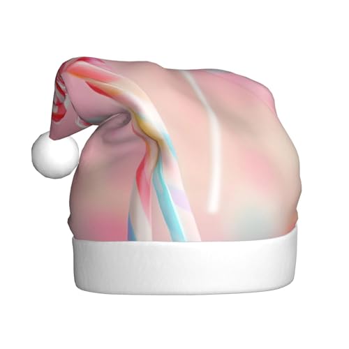 WHJWXC Weihnachtsmütze für Erwachsene, Party-Zubehör für Halloween, jährliche Zeremonien, bunter Lutscher-Druck WHJWXC Weihnachtsmütze für Erwachsene, Party-Zubehör für Halloween, jährliche Zeremonien, bunter Lutscher-Druck von WHJWXC