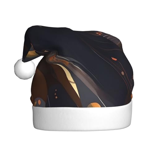 WHJWXC Weihnachtsmütze für Erwachsene, Party-Zubehör für Halloween, jährliche Zeremonien, dunkler mittlerer Druck WHJWXC Weihnachtsmütze für Erwachsene, Party-Zubehör für Halloween, jährliche Zeremonien, dunkler mittlerer Druck von WHJWXC