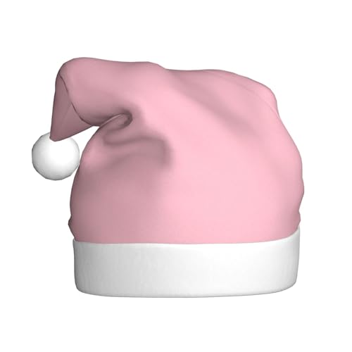WHJWXC Weihnachtsmütze für Erwachsene, Party-Zubehör für Halloween, jährliche Zeremonien, einfarbig, rosa Druck WHJWXC Weihnachtsmütze für Erwachsene, Party-Zubehör für Halloween, jährliche Zeremonien, einfarbig, rosa Druck von WHJWXC