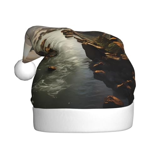 WHJWXC Weihnachtsmütze für Erwachsene, Party-Zubehör für Halloween, jährliche Zeremonien, mehr Berge und Flüsse bedruckt WHJWXC Weihnachtsmütze für Erwachsene, Party-Zubehör für Halloween, jährliche Zeremonien, mehr Berge und Flüsse bedruckt von WHJWXC
