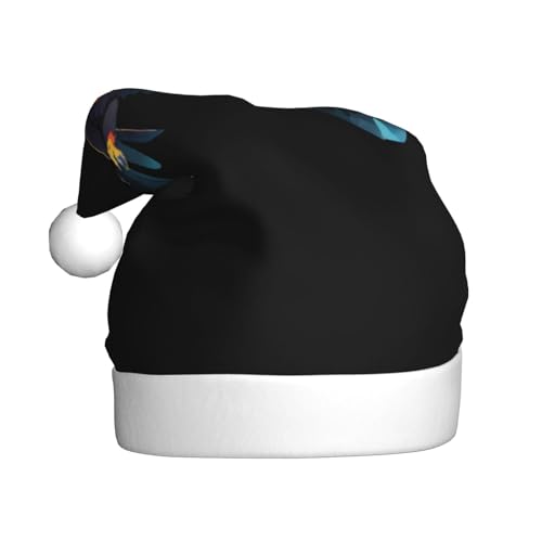 WHJWZY Weihnachtsmütze für Erwachsene, festliches Accessoire, Halloween, jährliche Zeremonien, Feiertagsfeiern, Gipfel, Hawk-Silhouetten-Muster WHJWZY Weihnachtsmütze für Erwachsene, festliches Accessoire, Halloween, jährliche Zeremonien, Feiertagsfeiern, Gipfel, Hawk-Silhouetten-Muster von WHJWZY