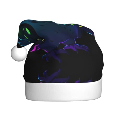 WHJWZY Weihnachtsmütze für Erwachsene, festliches Accessoire, Halloween, jährliche Zeremonien, Feiertagsfeiern, Neon-Eule, Nachtsichtbild WHJWZY Weihnachtsmütze für Erwachsene, festliches Accessoire, Halloween, jährliche Zeremonien, Feiertagsfeiern, Neon-Eule, Nachtsichtbild von WHJWZY