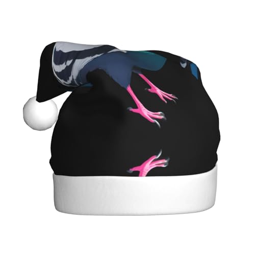 WHJWZY Weihnachtsmütze für Erwachsene, festliches Accessoire, Halloween, jährliche Zeremonien, Feiertagsfeiern, Terrassentauben-Muster WHJWZY Weihnachtsmütze für Erwachsene, festliches Accessoire, Halloween, jährliche Zeremonien, Feiertagsfeiern, Terrassentauben-Muster von WHJWZY