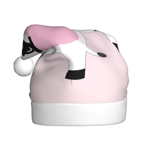 WHJWZY Weihnachtsmütze für Erwachsene – festliches Accessoire, Halloween, jährliche Zeremonien, Feiertage, Partys, Cartoon-Wadenmuster von WHJWZY