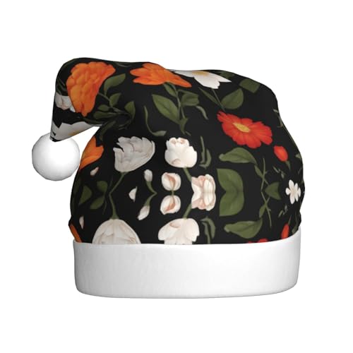 WHJWZY Weihnachtsmütze für Erwachsene – festliches Accessoire, Halloween, jährliche Zeremonien, Feiertagsfeiern, mehrfarbiges Kirschblütenbild WHJWZY Weihnachtsmütze für Erwachsene – festliches Accessoire, Halloween, jährliche Zeremonien, Feiertagsfeiern, mehrfarbiges Kirschblütenbild von WHJWZY