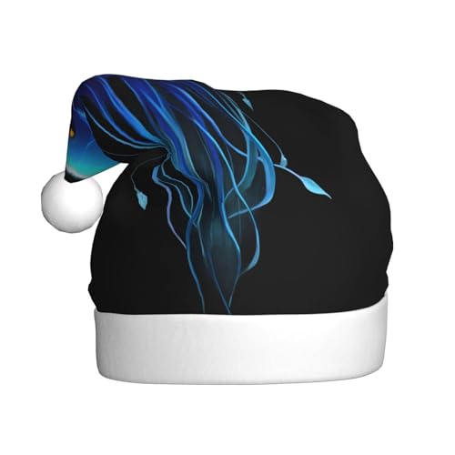 WHJWZY Weihnachtsmütze für Erwachsene – festliches Accessoire | Halloween, jährliche Zeremonien, Feiertagspartys Robo-Quallen Pulsmuster WHJWZY Weihnachtsmütze für Erwachsene – festliches Accessoire | Halloween, jährliche Zeremonien, Feiertagspartys Robo-Quallen Pulsmuster von WHJWZY