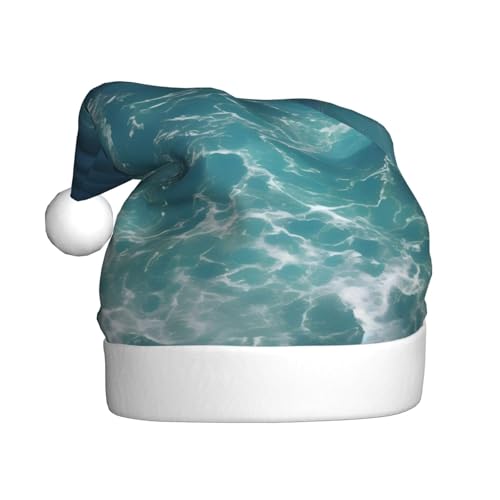 WHJYCC Die Deep Ocean Classic Weihnachtsmütze, perfekte Nikolausmütze für Erwachsene, Schneeflockenhut, ideal für Weihnachten, Halloween und Partygeschenke WHJYCC Die Deep Ocean Classic Weihnachtsmütze, perfekte Nikolausmütze für Erwachsene, Schneeflockenhut, ideal für Weihnachten, Halloween und Partygeschenke von WHJYCC