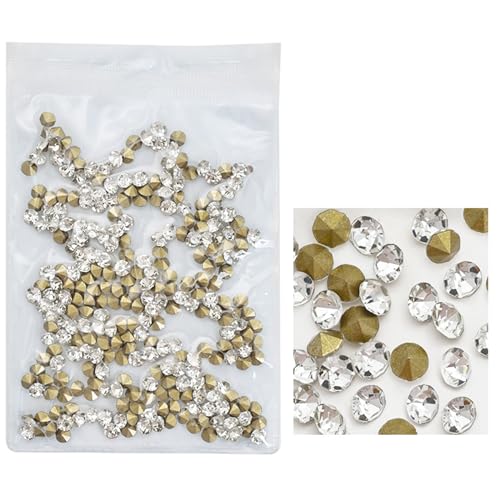 1 Beutel 3D-Nägel, Charm, Strass, Nägel, Kunst, gemischte Größe, Harz-Nägel, Steine mit spitzer Rückseite, für Nagel-Enthusiasten 1 Beutel 3D-Nägel, Charm, Strass, Nägel, Kunst, gemischte Größe, Harz-Nägel, Steine mit spitzer Rückseite, für Nagel-Enthusiasten von WHKM