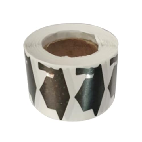 500 Stück Abschlusshut-Aufkleber, 30 x 15 mm, selbstklebende Etiketten für Siegel, Umschläge, Karten, Kleidung, Hüte, Dekoration von WHKM
