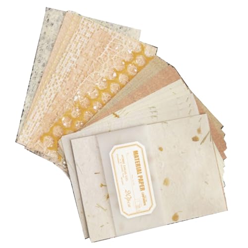 Ästhetisches Scrapbooking-Papier für Tagebuch, Planer, Bilderrahmen, Verzierung, 20 Blatt Ästhetisches Scrapbooking-Papier für Tagebuch, Planer, Bilderrahmen, Verzierung, 20 Blatt von WHKM