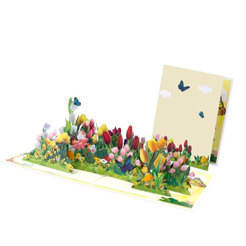 Elegante 3D-Grußkarte mit aufwendigen Designs, elegante 3D-Grußkarte mit Blumenverzierung von WHKM