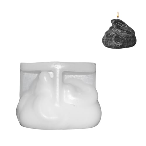 Silikon-Tierform für Aromatherapie, 3D-Drachen-Harz-Formen, Heimdekoration, duftende Form von WHKM