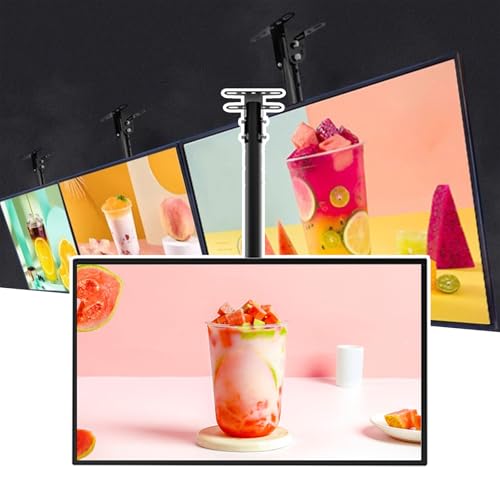 LED-Werbebildschirm (schneller Bildwechsel), 3D-Menütafel – Verschiedene Größen, Horizontal Hängend + An Der Wand Montiert, Für Cafés, Geschäfte, Theken, Büros,60×70cm von WHRAOY