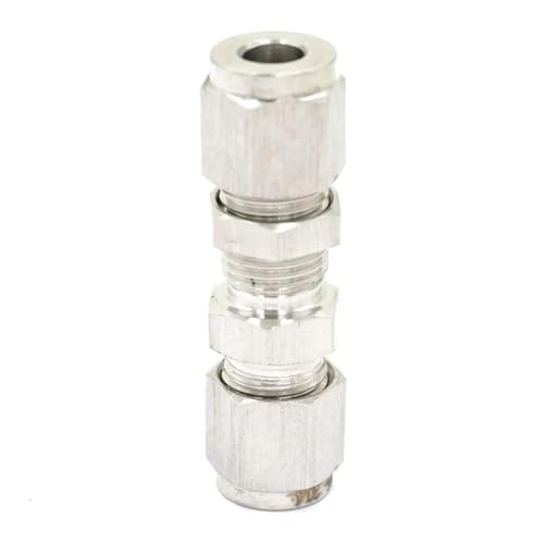 WHRLQXM Fit Tube O/D 6mm Bulkhead 304 Stainless Steel Ferrule Pneumatic Air Compression Fitting WHRLQXM Fit Tube O/D 6mm Bulkhead 304 Stainless Steel Ferrule Pneumatic Air Compression Fitting von WHRLQXM